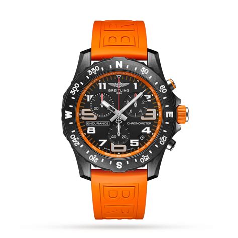 breitling orange strap watch|aftermarket breitling straps.